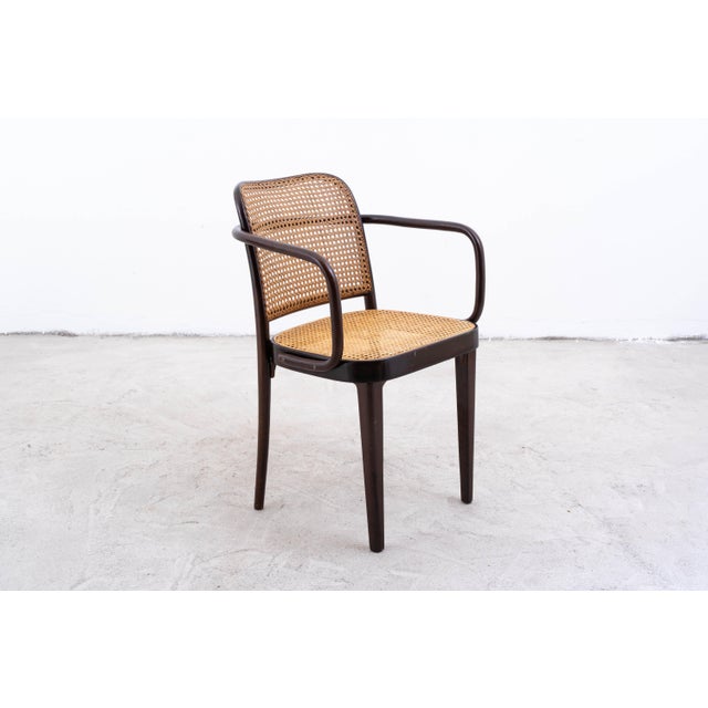 Thonet Set of Armchair Model No. A 811/F by Josef Hoffmann for Thonet For Sale - Image 4 of 17