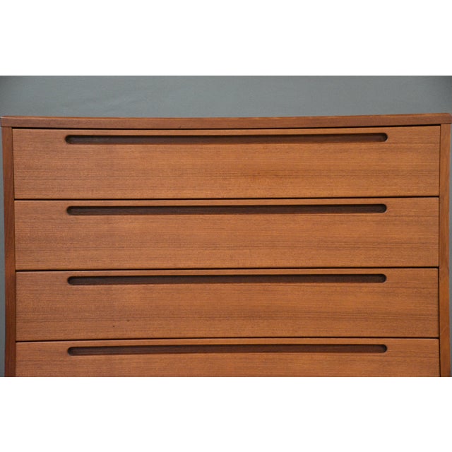 1960s Danish Modern Teak Tall Dresser by Torring Mobelfabrik For Sale In Boston - Image 6 of 11