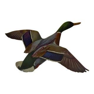 Vintage Mallard Duck Advertising Sign For Sale