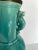 1930s Chinese Art Deco Turquoise Craquelure Porcelain Vase Lamp For Sale In Jacksonville, FL - Image 6 of 11
