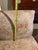 Pair of Vintage Floral Slipper Chairs With Turned Legs & Brass Casters For Sale - Image 15 of 17