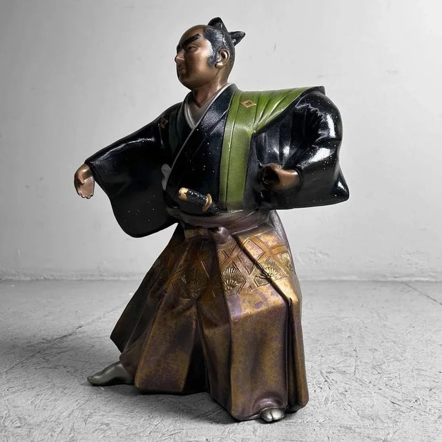 Mid-Century Samurai Warrior Statue, Takaoka, Japan, 1960s
