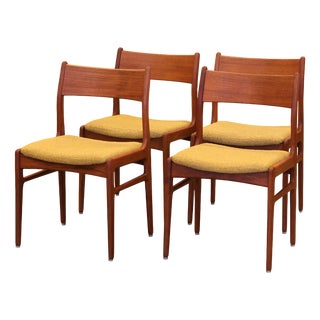 Chairs in Teak from Funder Schmidt & Madsen, 1960s, Set of 4 For Sale