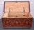 Pine Trunk or Blanket Chest in Original Decorative Paint For Sale - Image 9 of 12