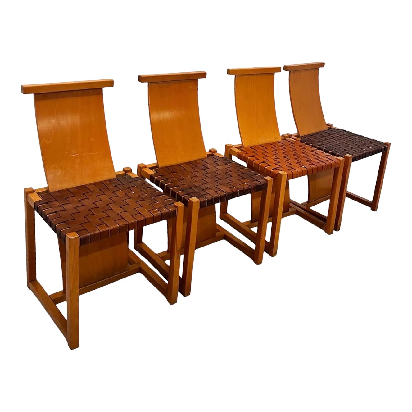 Set of 4 Mid Century Dining / Side Chairs by Avar Aalto 1960s Chairish
