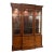 Late 20th Century Walnut Burl Illuminated China Cabinet / Breakfront by Ray Sabota for Century Furniture For Sale