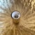 Metal Italian Modern Brass and Opaline Glass Cactus Floor Lamp, 2000s For Sale - Image 7 of 12