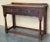 Wood Spanish Country Walnut Sofa Table or Console Table with Carved Drawers, 1890s For Sale - Image 7 of 17