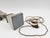 Metal Corn Cob Lamp Base in Silvered and Gilt Bronze from Maison Charles, France, 1970 For Sale - Image 7 of 8