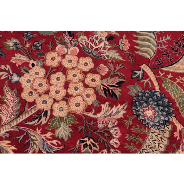 Designed with mesmerizing intricacy and gorgeous color palette, this hand-knotted masterpiece demonstrates the beauty and...