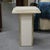 Vintage Cream White Pedestal Table Base Only For Sale In Fayetteville, AR - Image 6 of 7