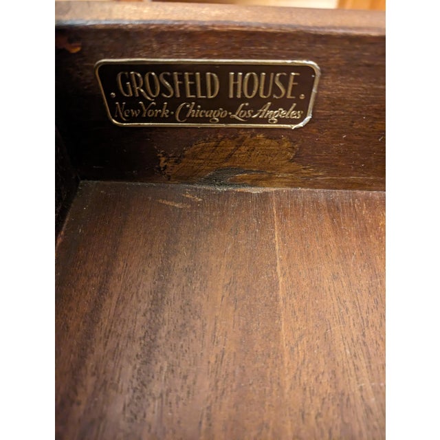 Mid 20th Century Grosfeld House Marble Top Console Table For Sale - Image 11 of 11