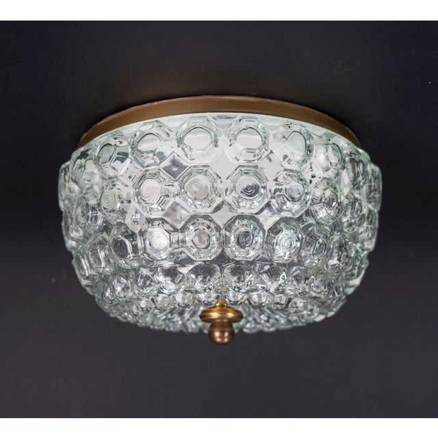 Vintage Bubble Glass Model A 637 Flush Mount from Glashütte Limburg, 1970s For Sale - Image 12 of 12