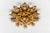 Metal Large Vintage Florentine Leaf Ceiling Lamp by Banci Firenze, 1960s For Sale - Image 7 of 12