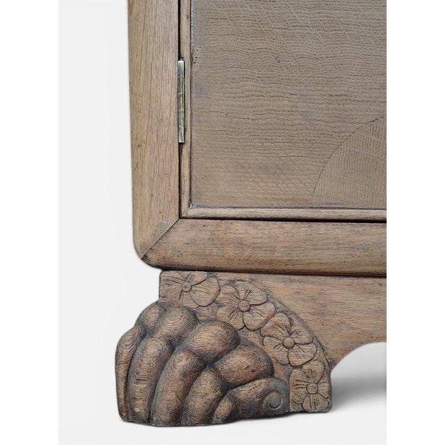 1920's Art Deco Architectural Carved Statement Storage For Sale - Image 9 of 10