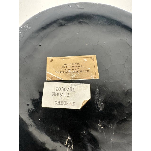 Ceramic Maitland-Smith Brown Beige Ceramic Crackled Eggshell Vase For Sale - Image 7 of 7