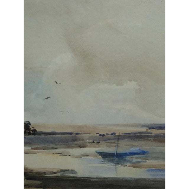 J. S. C. McEwan Brown, Mud Flats, 1930s, Watercolour For Sale - Image 6 of 12