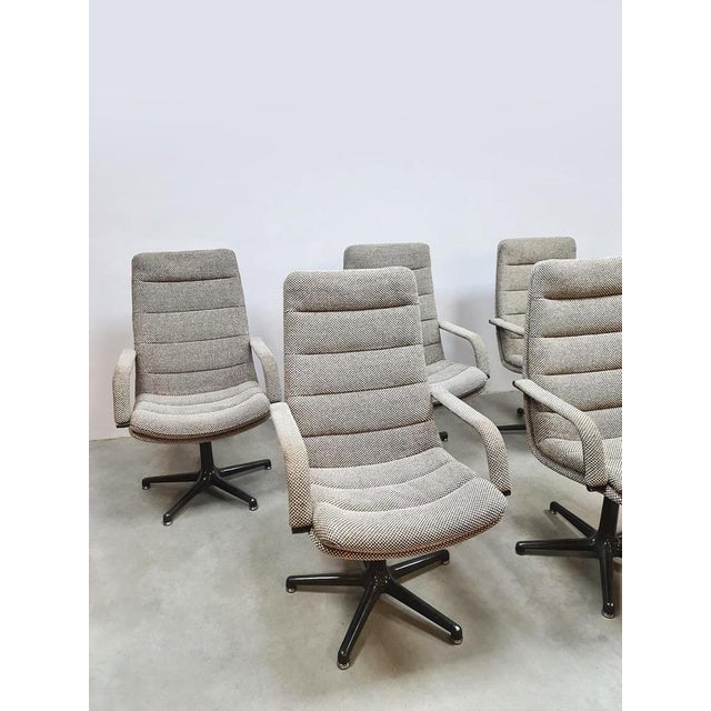 Vintage Dutch Channel Desk Chair by Geoffrey Harcourt for Artifort, 1970s For Sale - Image 3 of 5