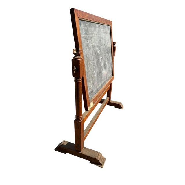 Vintage School Blackboard, 1930s For Sale - Image 3 of 6