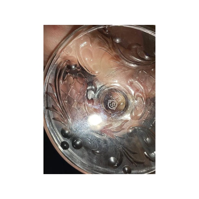 American Rare & Fine Antique Hp Sinclaire American Brilliant Period Abp Cut Glass Teapot For Sale - Image 3 of 6