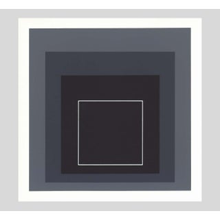 1968 Josef Albers "White Line Squares" VIII Serigraph For Sale