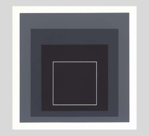1968 Josef Albers "White Line Squares" VIII Serigraph