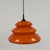 Space Age Orange Glass Mushroom Pendant from Peill & Putzler, 1970s For Sale - Image 11 of 11