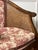 Pair French Louis XV Style Walnut and Cane Barrel Back Bergere Chairs in Toile, 20th C. For Sale - Image 10 of 13