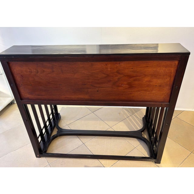 Design: josef hoffmann 1901 execution: j. & j. Kohn vienna, around 1905 beech wood stained and polished to look like...