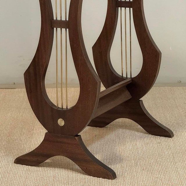 Antique French Neoclassical Oval End Table With Carrara Marble For Sale - Image 10 of 17