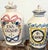 Set of 8 Italian Hand-Painted Apothecary Jars with Lids, Montelupo, Tuscany For Sale - Image 11 of 16