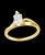 0.72 Carat Diamond Solitaire Pear Shape VS/E Engagement Ring 14 Kt Yellow Gold For Sale - Image 17 of 18