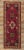 Ruby Red Mid 20th Century Vintage Persian Shiraz Hallway Rug, 03'09 X 10'01 For Sale - Image 8 of 9