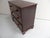 Maroon Antique Mahogany Chest of Drawers For Sale - Image 8 of 11
