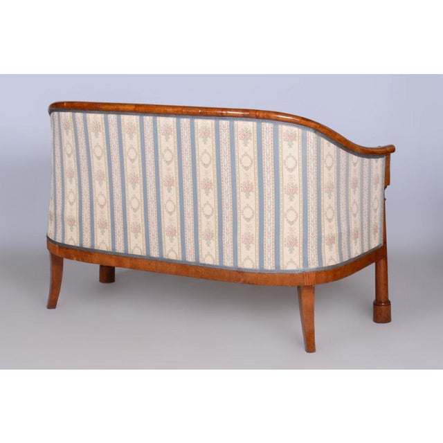 Wood Biedermeier Birch Seating Set, Vienna, Austria, 1830s, Set of 3 For Sale - Image 7 of 17