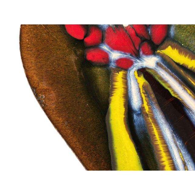 1960s Enamelled Copper Bowl by Studio Laurana Rame Darte, Italy, 1960s For Sale - Image 5 of 13