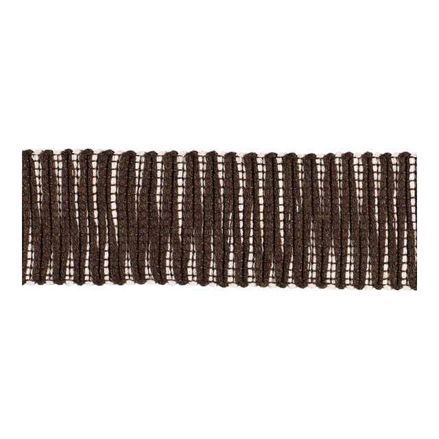 SAMPLE - Schumacher Pierce Tape Indoor/Outdoor In Brown For Sale