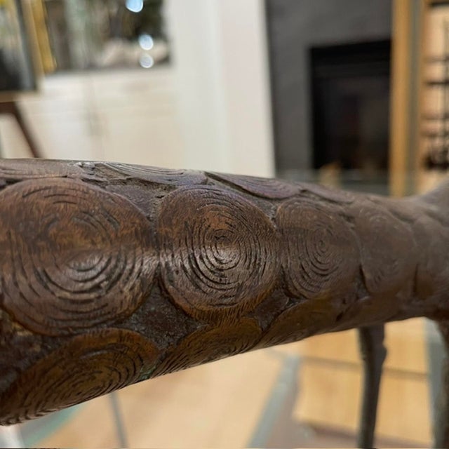 Late 20th Century African Benin Leopard Sculpture For Sale - Image 9 of 9