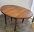 English Antique English Chestnut Drop-Leaf Dining Table With Five Turned Legs and Castors, C. 1820–1840 For Sale - Image 3 of 11