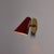 1960s Stilnovo Perforated Red Metal and Brass Articulating Sconces - a Pair For Sale - Image 10 of 18