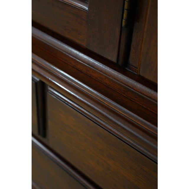 Henkel Harris 4 Door Mahogany China Cabinet For Sale - Image 15 of 18