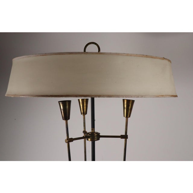 Vintage Floor Lamp in Metal and Brass from Arlus, 1960s For Sale - Image 6 of 18