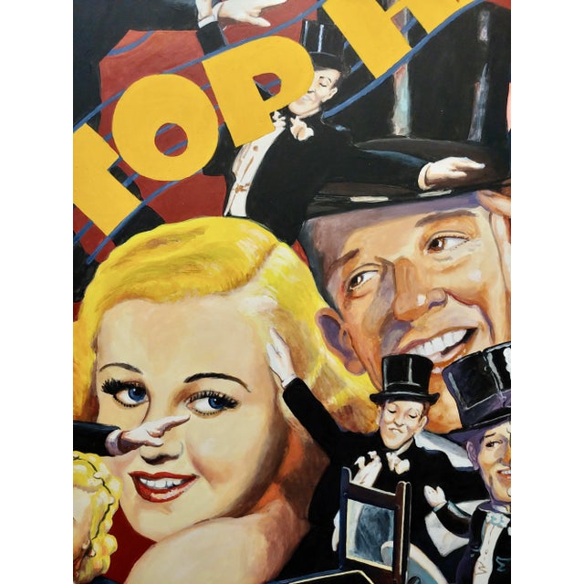 Ralph Massey -Ginger Rogers & Fred Astaire Top Hat - Painting For Sale - Image 4 of 7