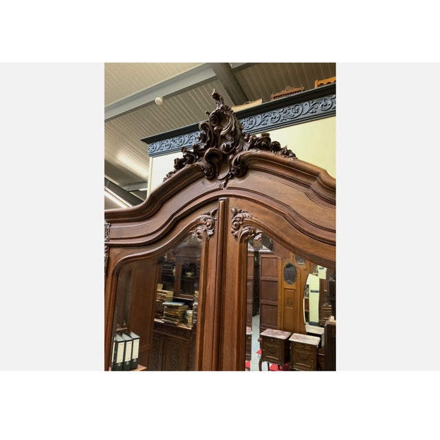 Antique Art Nouveau Wardrobe, 1910 For Sale - Image 10 of 13