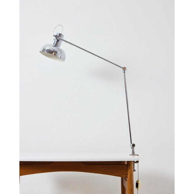 Metal Chrome Lamp by Tibor Nádai, 1960s For Sale - Image 7 of 7