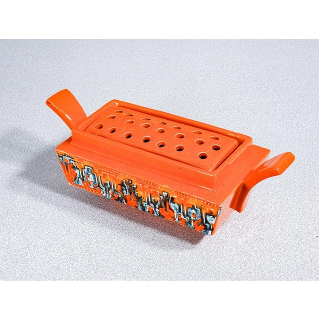 Enamelled Ceramic Incense Burner by Roberto Rigon For Sale - Image 12 of 18