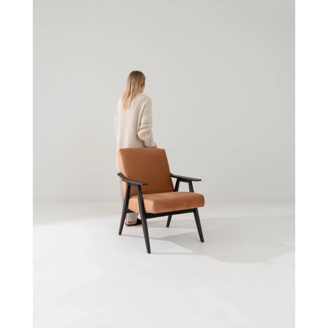 1960s Czech Upholstered Armchair For Sale In Greensboro - Image 6 of 12