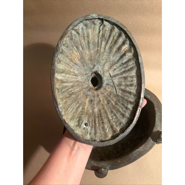 Campaign Maitland Smith Neoclassical Solid Bronze Lidded Box For Sale - Image 3 of 9