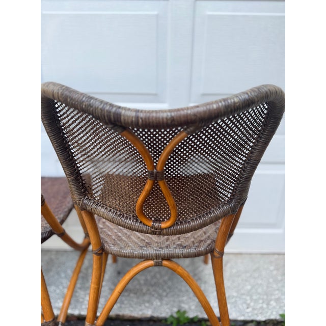 1980s Set of Four Cafe Chairs in the Style of Yuzuru Yamakawa for Saccaro For Sale - Image 9 of 12