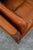 Mid Century Danish Modern Sofa Settee 3 Seater Brown Cognac Leather Denmark MCM For Sale - Image 9 of 12